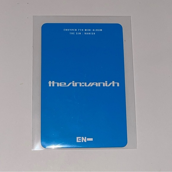 Enhypen The Sin Vanish Album Apple Music POB Heeseung Photocard - Picture 2 of 2